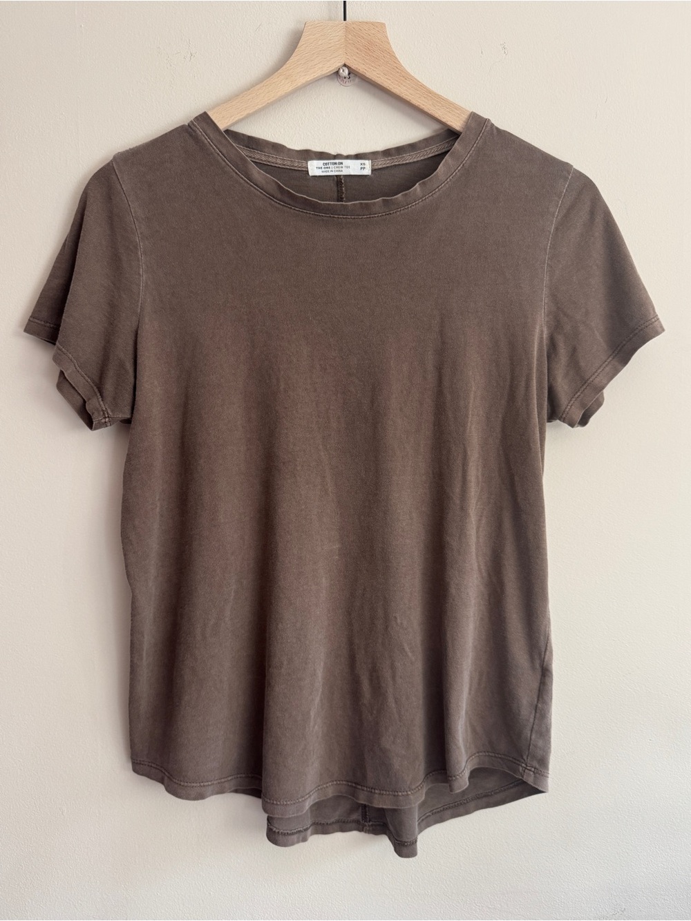 ☕️ Cozy Brown Cotton Tee